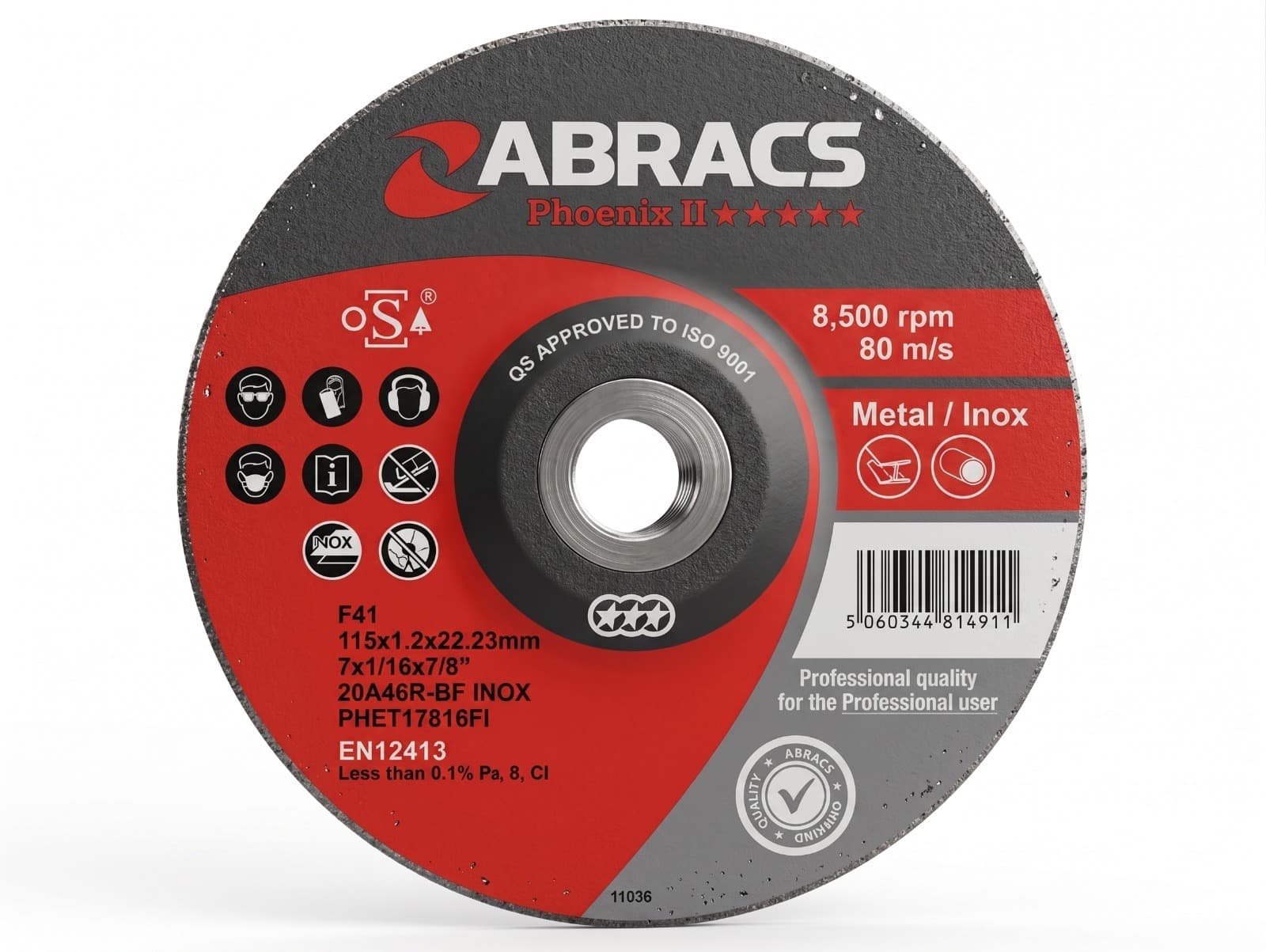 115mm x 1.2mm Cutting Disc